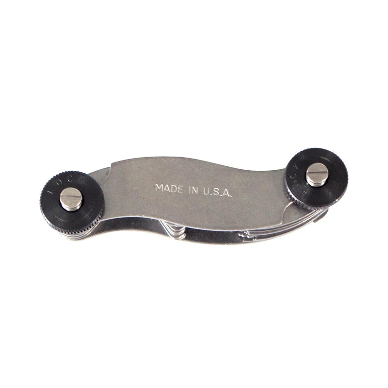 UNIPEC Made in USA | Screw Pitch Gauge – 28 Leaves, 4–56 TPI, 0.50–6.0mm Pitch | English/Metric Thread Gage Tool | Precision Steel Thread Measuring Tool - Image 2